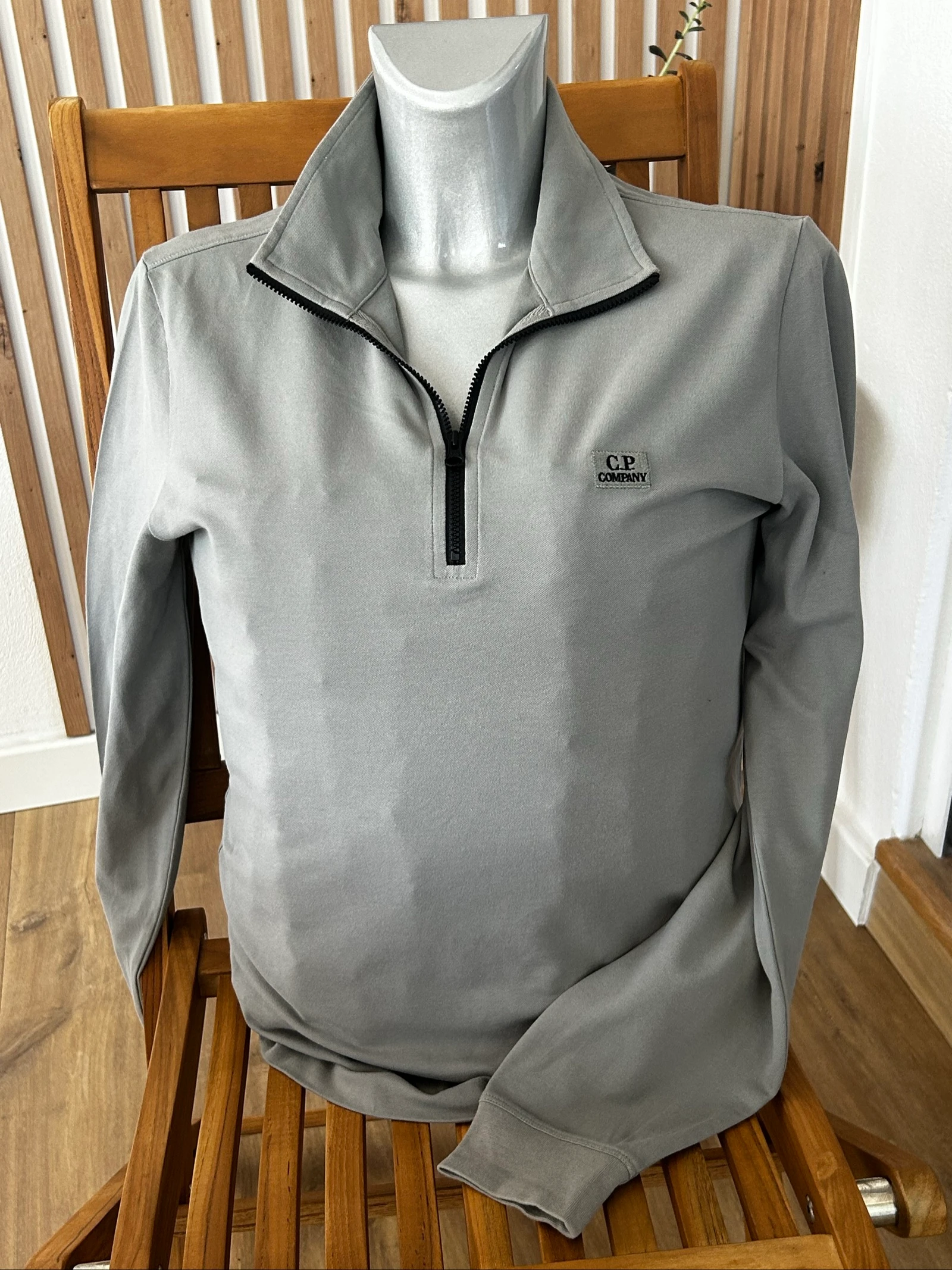 C.P. Company Polo manches longues gris-M